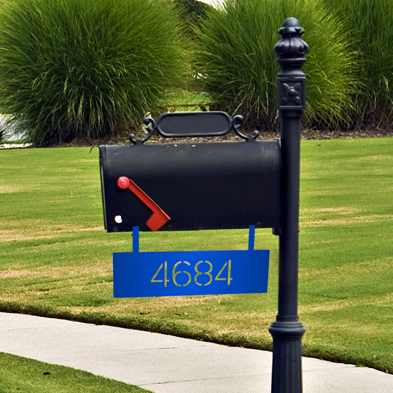 Minimalist Mailbox Sign