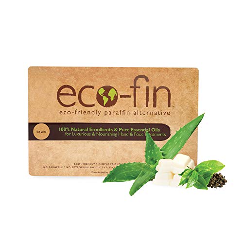 Eco-Fin Be Well Paraffin Wax Alternative | 100% Plant-Based, Green Tea & Aloe Blend | 40 Pc. Tray