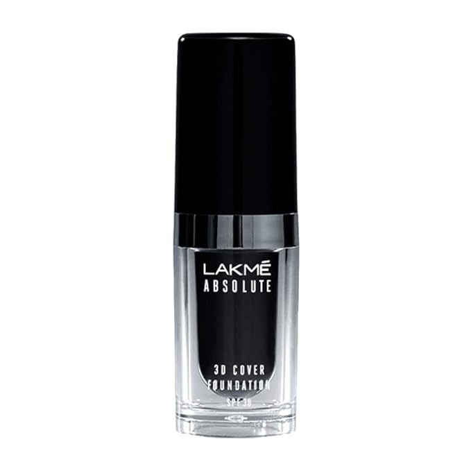 Lakme Absolute 3D Cover Foundation, Warm Natural - 15 ml