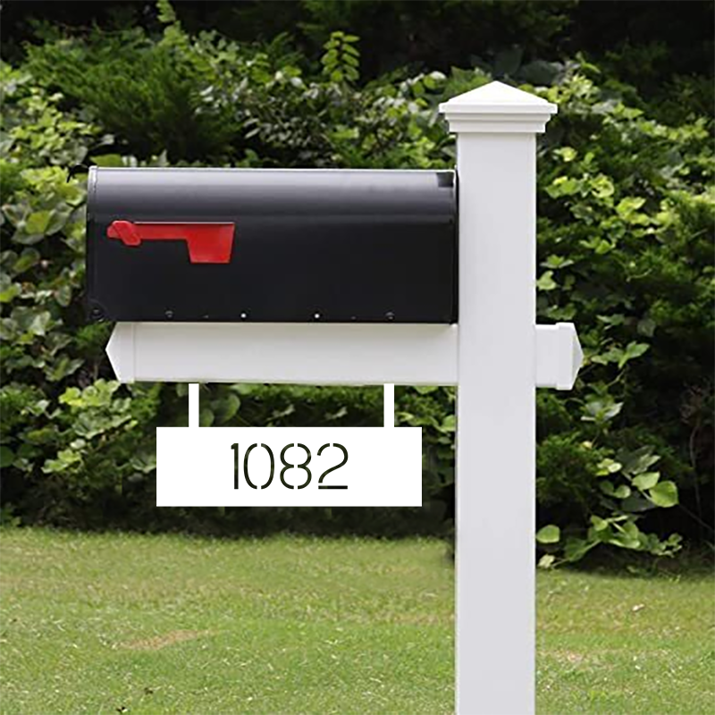 Minimalist Mailbox Sign