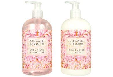 Greenwich Bay Trading Hand Soap & Hand and Body Lotion, 16 Ounce Bundle Set (Rosewater Jasmine), Rosewater Jasmine, 1.0 Count, (Pack of 2)
