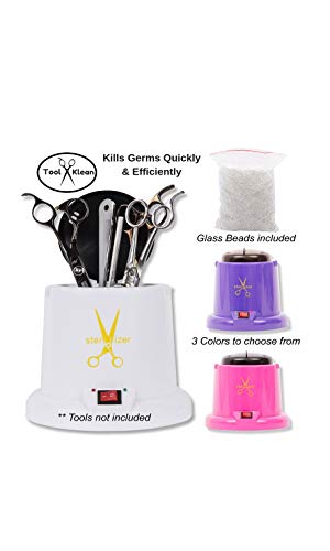 Tool Klean Pro Sanitizer for Nail Tools - USA Professional Grade Sanitizing Machine - Salons, Barbers, Grooming, Manicure, etc - EPA Registered, Lab Certified 99.99% Germ Kill in 3 Mins - White