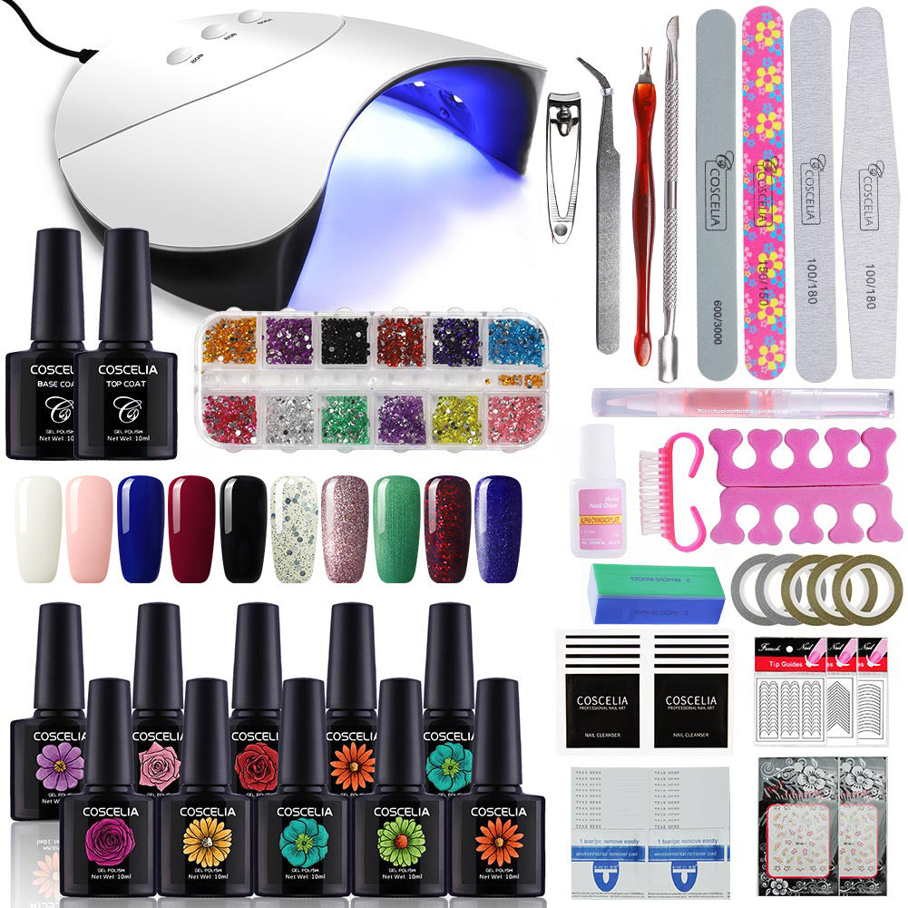 Complete Nail Decorations and Manicure Kit-Health & Wellness-Fit Focus