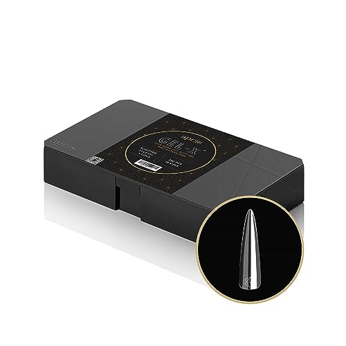 Gel-X® Sculpted Stiletto Extra Long Box of Tips | 350 Gel-X Tips, Premium Quality, 14 Sizes 00-9 | Half-sizes Included