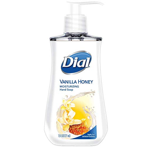 Dial Liquid Hand Soap, Vanilla Honey 7.50 oz (Pack of 9)
