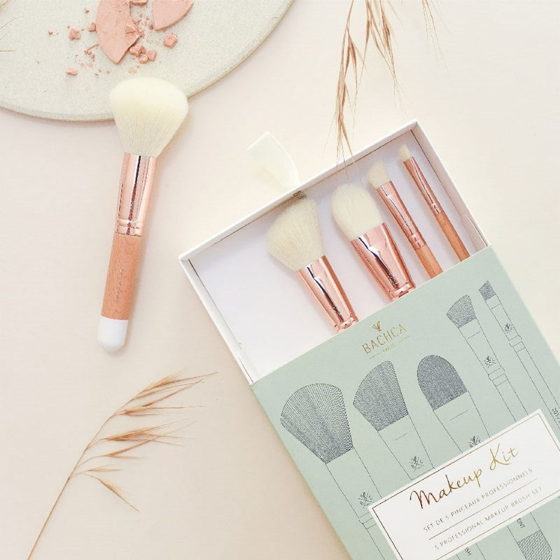 Professional Makeup Brush Set - Natural