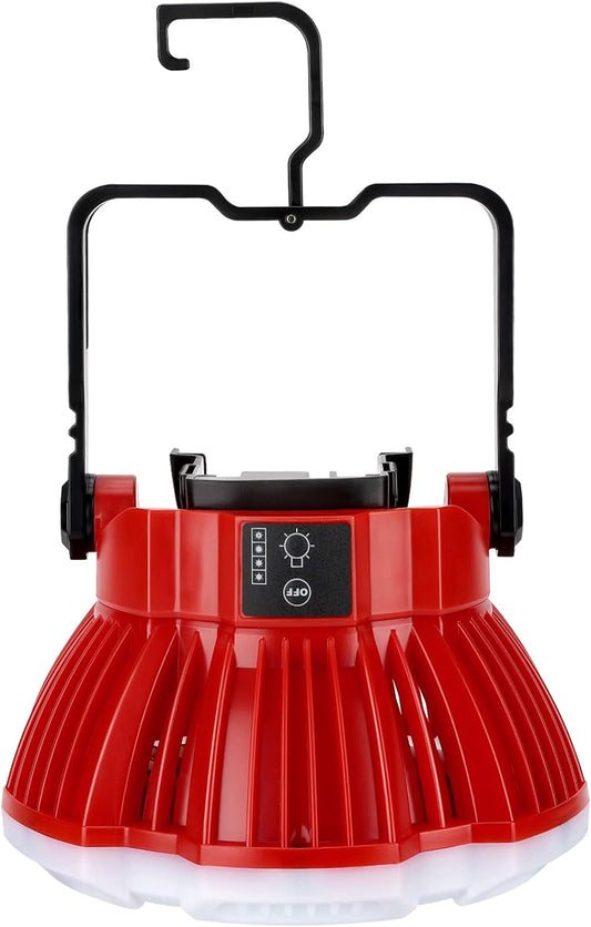 2400LM LED Camping Lantern for Milwaukee m18 Battery, 24W LED Work Light for Car Repairing , Camping, Emergency and Hurricane, Hiking, Fishing (Battery not Included)