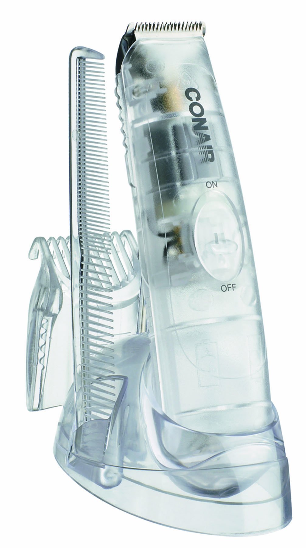 ConairMAN Beard Trimmer for Men, for Beard, Mustache and Face, 3 piece Set, Battery Operated