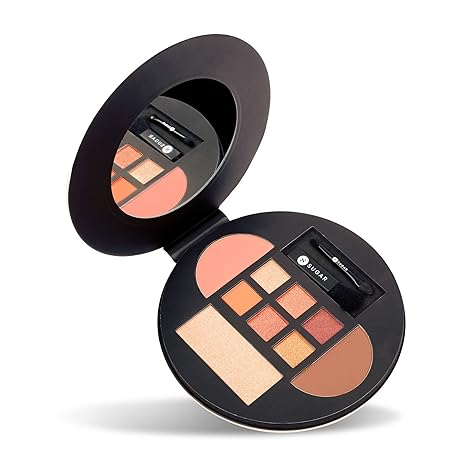 Sugar Cosmetics Contour De Force Eyes And Face Palette 01 - 20.3 gms