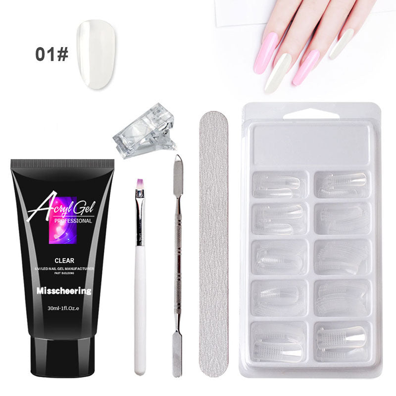 Painless Extension Gel Nail Art Kit-Health & Wellness-Fit Focus