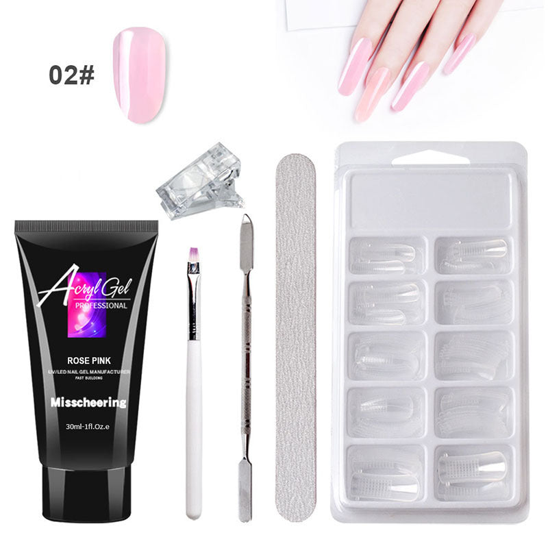 Painless Extension Gel Nail Art Kit-Health & Wellness-Fit Focus