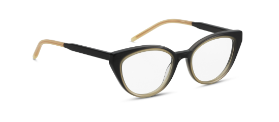 orgreen cornelia handmade in japan danish design eyeglasses glasses eyewear acetate plastic cat eye petite women ladies female fashion quality durable a185 almost black milky honey