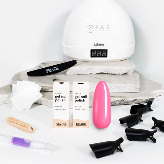 Gelous gel nail polish Gossip Girl Starter Pack - photographed in New Zealand