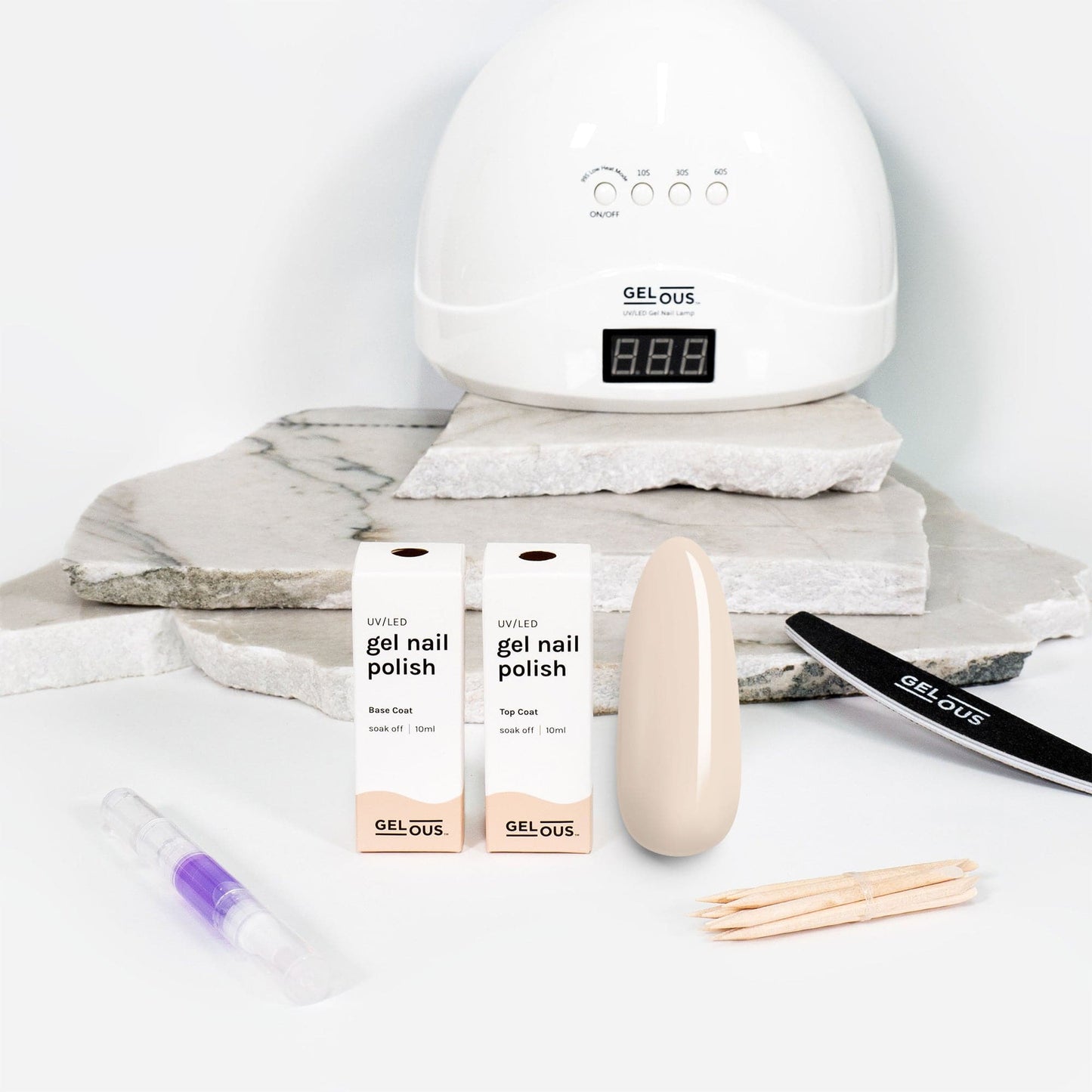 Gelous gel nail polish Heart of Stone Essentials Pack - photographed in New Zealand