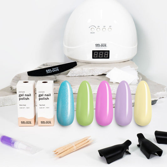 Gelous gel nail polish Lolly Scramble Polish Starter Pack - photographed in New Zealand