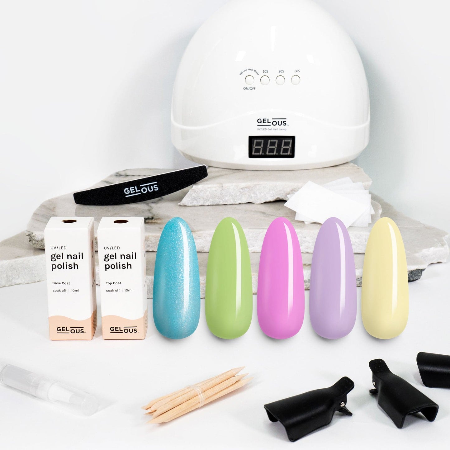 Gelous gel nail polish Lolly Scramble Polish Starter Pack - photographed in New Zealand