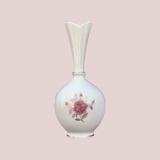 Vintage Rose Deco Bud Vase