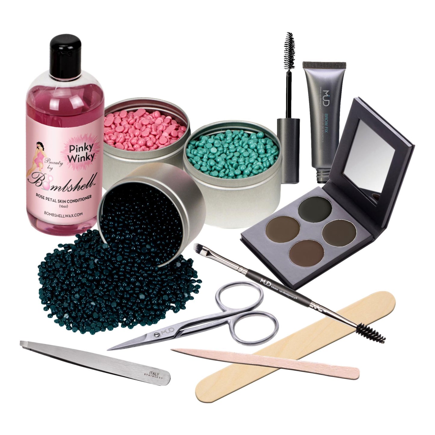 Mud Facial Waxing & Brow Design Kit