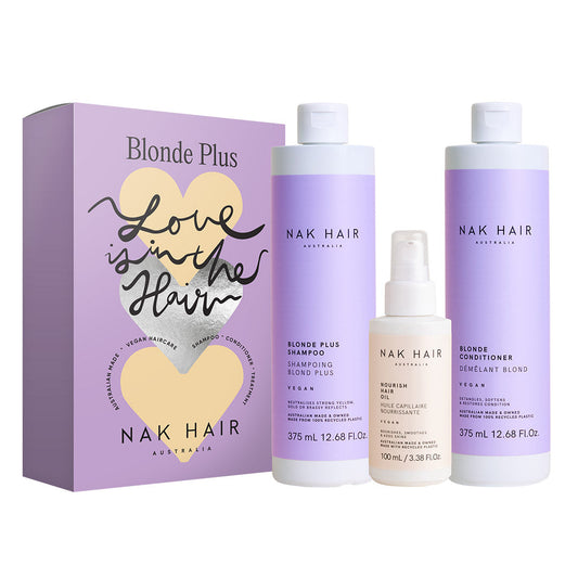 NAK Hair Blonde Plus Trio Pack